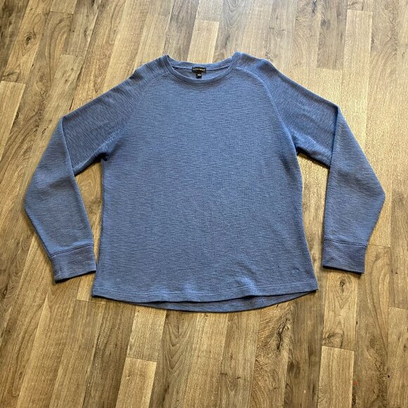 Banana Republic Blue Knit Crew Neck Sweater Size Large - Picture 1 of 7